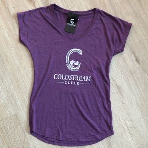 NWT Coldstream Clear fitted tee